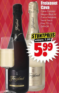  champagne sparkling wijn freixenet cava cordon brut carta nevada semi fles 7 5 elders seleccion premium 