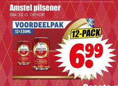  amstel blikjes bier 12 33 pilsener blik pack 69 