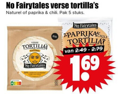  tortilla 5 20 fairytales verse naturel paprika chili pak stuks calorieen vezels b hill 