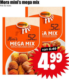  mora mega mix pak stuks ca. frikandel bitterbal bami bal 