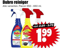  650 dubro reiniger flacon ml formule badkamer ontvetter 