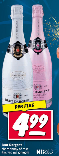 champagne sparkling wijn 750 brut dargent ice drink chardonnay fles pinot noir rosee ml nix18 