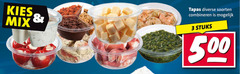  tapas 3 500 mix soorten combineren stuks 