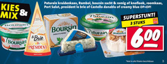  3 10 34 600 mix boursin texture paturain kruidenkaas rambol zacht romig knoflook roomkaas port salut president le brie castello danablu creamy blue onctueux garlic herbs fam stuks beschikbaar 