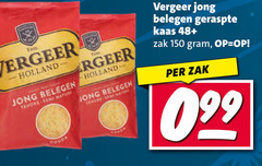  vergeer geraspte kaas 150 fam holland jong belegen tendre mature 48 zak 