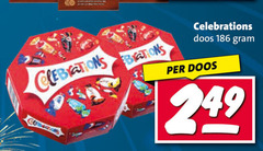  celebrations mini chocoladerepen doos 