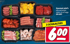  gourmetminis 3 600 gourmet vlees vis vega schaaltjes 