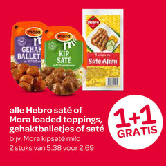  1 2 mora gehaktschnitzels ballet hebro kip sate ajam loaded toppings gehaktballetjes mild stuks 