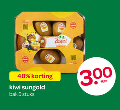  zespri kiwi 5 48 sungold bak stuks 