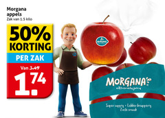  appels 50 morgana zak kilo extremely juicy super sappig knapperig zoete 