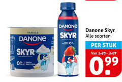  danone vruchtenyoghurt vanille skyr icelandic style high protein aardbei soorten stuk 