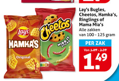  lays cheetos zoutjes 100 original nibbit sticks bugles ringlings mama zakken zak 