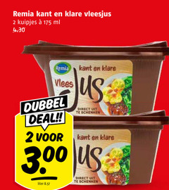 klik op dit plaatje voor een vergroting en voor vergelijkbare aanbiedingen gerelateerd aan
remia jus 2 kant vleesjus kuipjes ml vlees dubbel deal schenken us liter remia jus 2 kant vleesjus kuipjes ml vlees dubbel deal schenken us liter