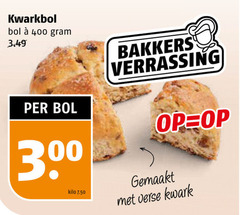  gebak 300 400 kwarkbol bol kilo bakkers gemaakt verse kwark 