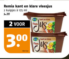  remia jus 2 kant vleesjus kuipjes ml 3 liter vlees scheren 
