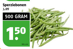  sperziebonen 150 500 kilo 
