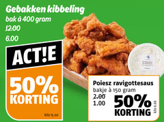 kibbeling 50 150 400 gebakken bak kilo ravigottesaus bakje 