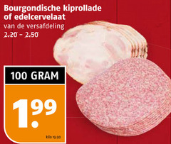  gebraden kiprollade 100 bourgondische edelcervelaat versafdeling kilo 