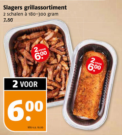  2 600 slagers grillassortiment schalen 180-300 00 kilo v.a. 