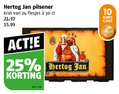  hertog jan krat bier 10 24 25 30 pilsener cent liter 