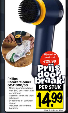  2 3 60 500 philips schoon minuut schoenen compact design roterende borstels media stuk stuks 
