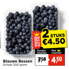  blauwe bessen 2 300 voucher stuks schaal 