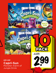  fruitdrank 2 10 capri sun papier monster alarm jungle drink pack 