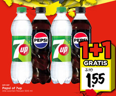  pepsi 7-up cola frisdrank 500 up soorten flessen ml zero sugar 