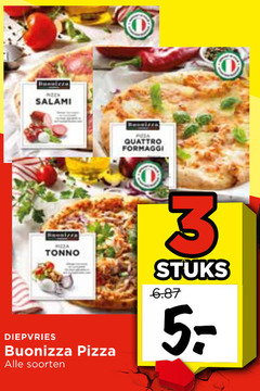  diepvriespizza 3 5 salami pizza quattro formaggi tonno diepvries soorten stuks 