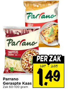  parrano geraspte kaas parlano rasp snippers originale zak 