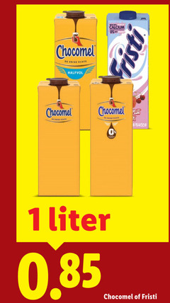  fristi chocomel chocolademelk drinkyoghurt 1 enige halfvol calcium r liter 