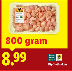  kipfiletblokjes scharrelkip beter leven dieren bescherming 