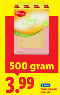  kaasplakken 500 milbona jong gouda holland 48 ge 3.99 koeling goudse jonge kaas 