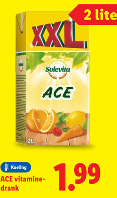 fruitdrank 2 liter solevita ace koeling vitamine drank 