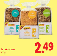  crackers 10 300 spelt kaas fromage tastino meergranen luxe 