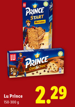  lu biscuit prince start naturel cake choc 150-300 