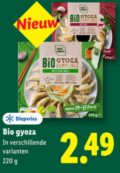  bio chef with vegetables diepvries pieces 