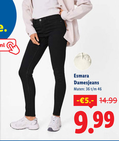  dames jeans 36 46 esmara damesjeans maten 