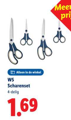  schaar 4 scharenset delig 