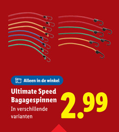  ultimate speed bagagespinnen 