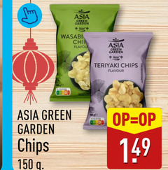  asia green garden chips 150 asian wasabi flavourites teriyaki flavour ge 