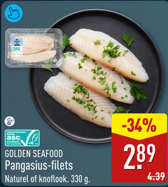  pangasius 330 kweek gecertificeerd asc-aqua.org golden seafood filets naturel knoflook 