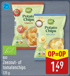  chips bio potato tomato sea salt nutri score ge zeezout 