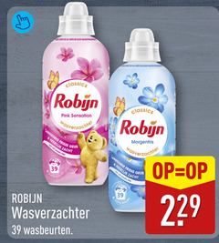  robijn wasverzachter 100 korte koude classics pink sensation langdurig frisse geur zacht dagen fris morgenfris wasverzachteR wasbeurten 