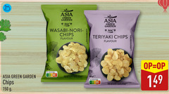  asia green garden chips 150 asian wasabi flavour teriyaki to ge nutri score poids nettogewicht spoed and 