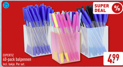  pennen 40 super deal pack balpennen bakje 