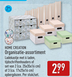  opbergdozen 2 3 6 home creation organisatie assortiment ladekastje laden tijdschriftenhouders ca. cm stuk 