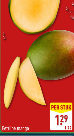  mango eetrijpe stuk 