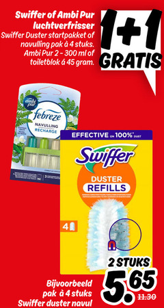  ambi pur swiffer luchtverfrisser duster 1 2 4 40 45 100 startpakket navulling pak stuks ml toiletblok febreze recharge effective dust refills navul 5 65 