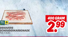 klik op dit plaatje voor een vergroting en voor vergelijkbare aanbiedingen gerelateerd aan
karbonade 2 400 beter leven dekavers schouderkarbonade pak stuks karbonade 2 400 beter leven dekavers schouderkarbonade pak stuks